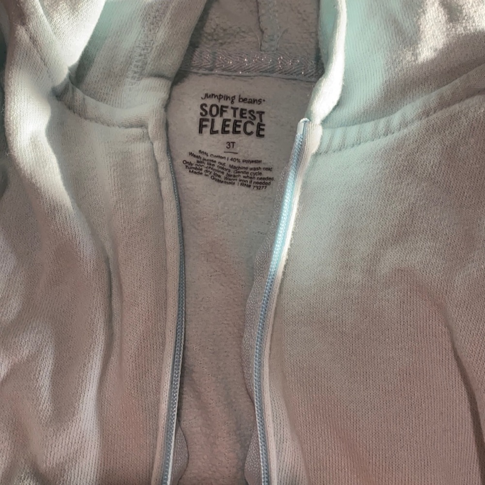 Kids zip up hoodie